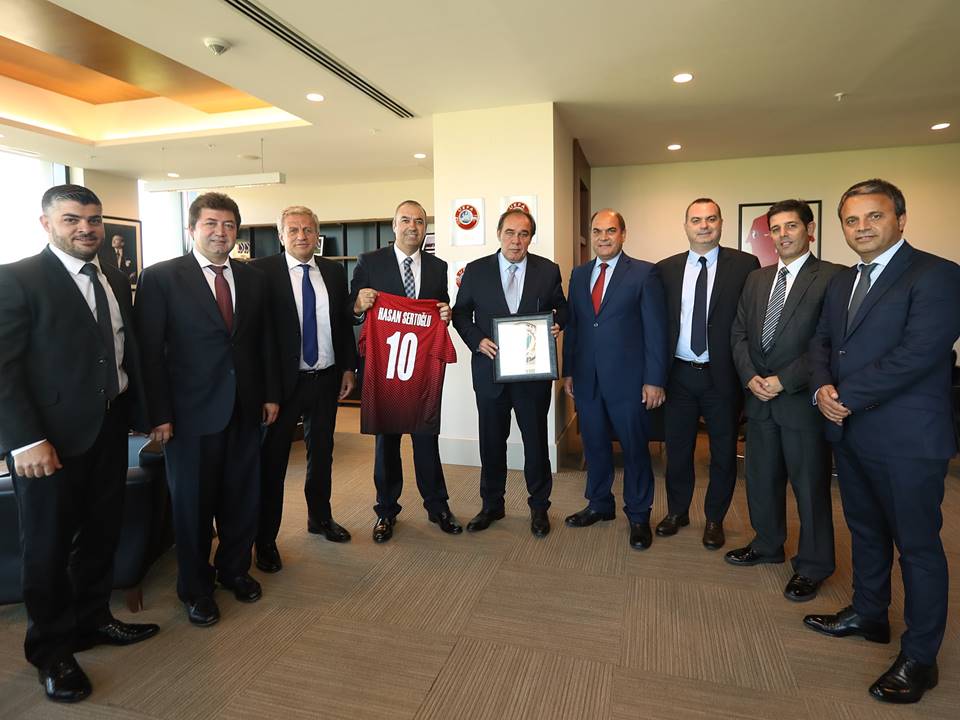 Başkan Sertoğlu ve beraberindeki heyet, TFF Başkanı Demirören'i ziyaret etti