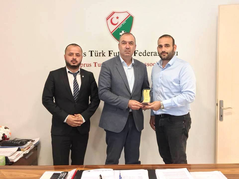 KKTC Beşiktaş Taraftarları Derneği Başkanı Ali Ecesoy'dan ziyaret