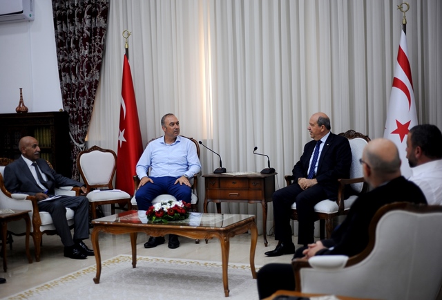 Sertoğlu ve BTM temsilcileri, Başbakan Tatar ile görüştü