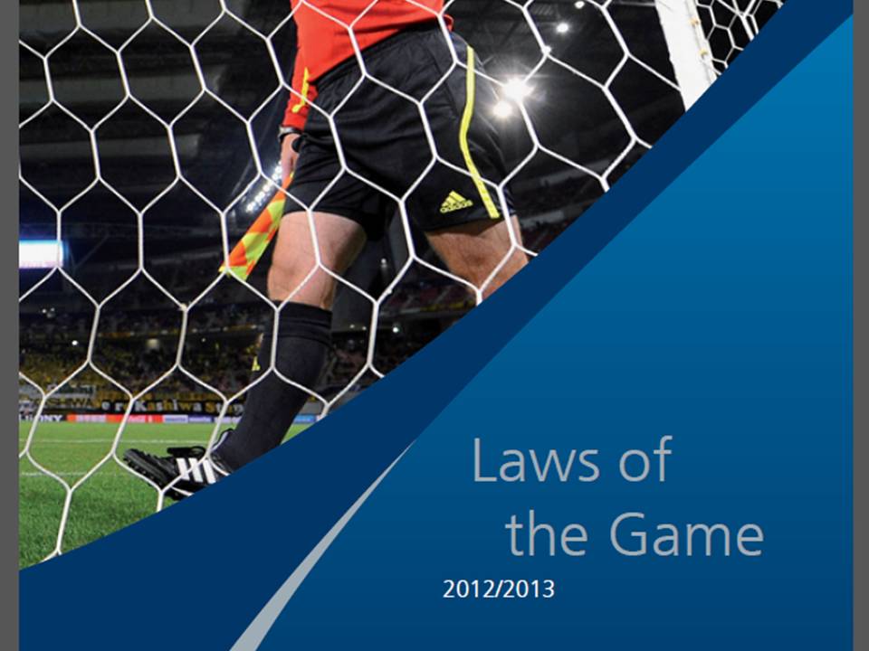 FIFA Laws of the Game 2012-2013 booklet has been published 