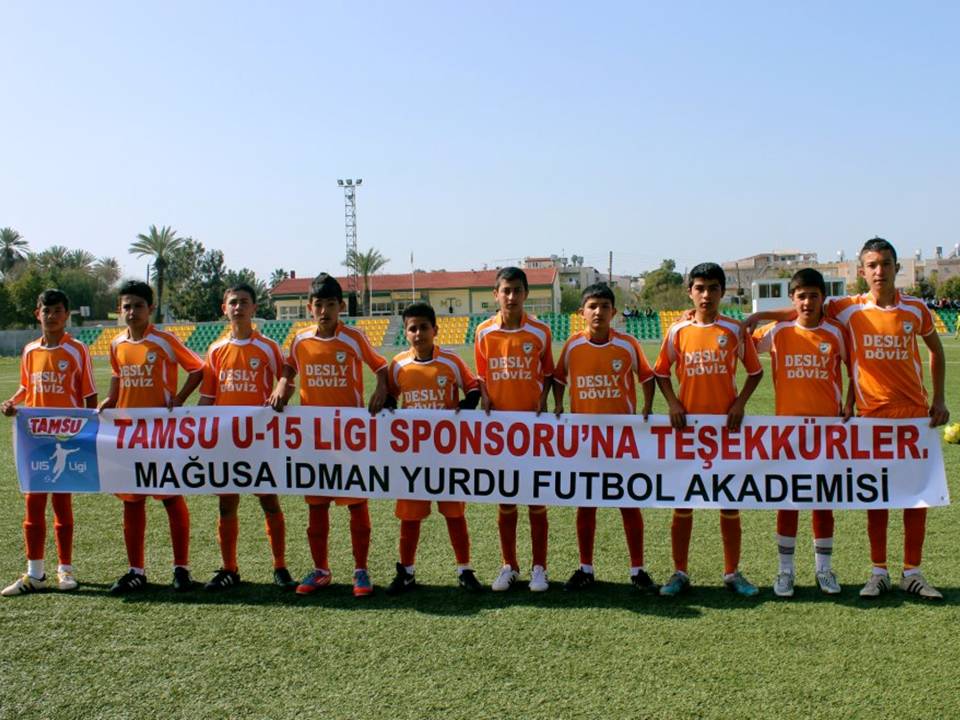 Mağusa İdman Yurdu U15 takımından TAMSU'ya teşekkür