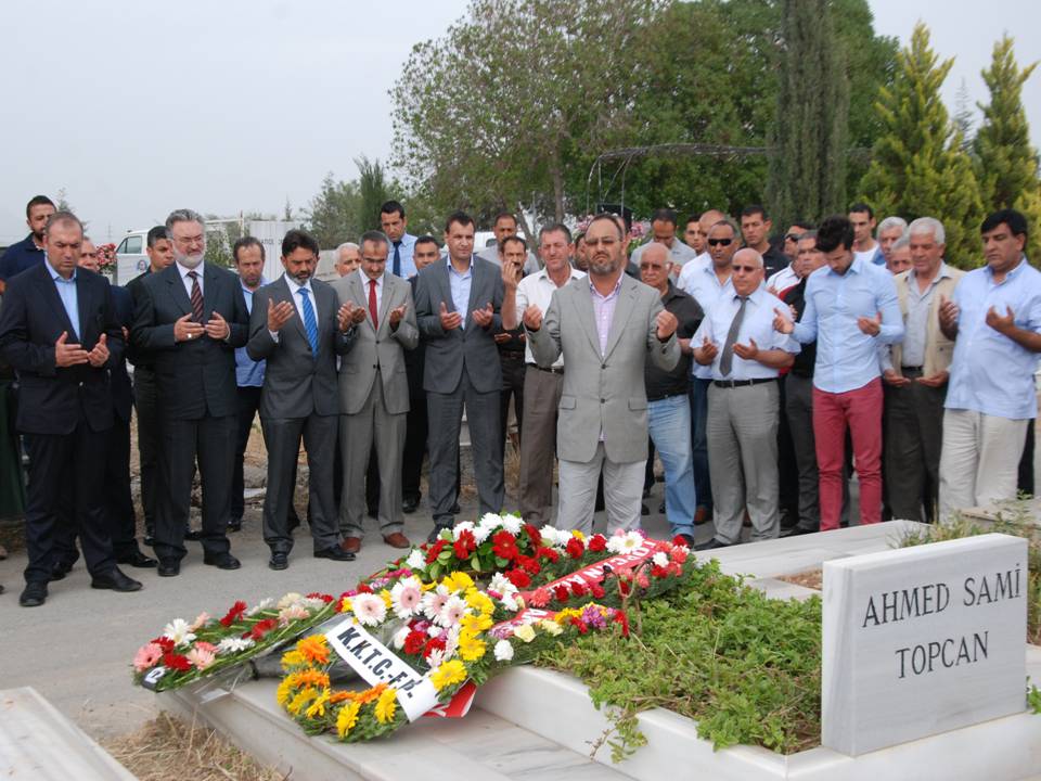 Kurucu başkanımız Ahmed Sami Topcan kabri başında anıldı